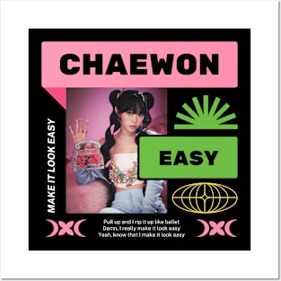 CHAEWON Easy Le Sserafim Posters and Art